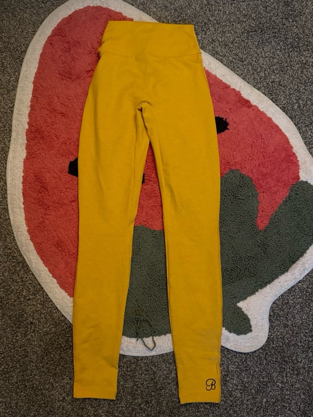 Bombshell Sportswear Mustard Yellow High-Waist Leggings